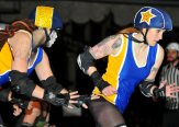 San Francisco ShEvil Dead vs. Richmond Wrecking Belles. Photography by D.E.sign